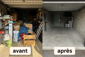 Photo de galerie - Garage client avant et après 