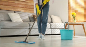 Photo de galerie - Nettoyage du sol 