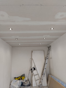 Photo de galerie - Création de faux plafond avec spot
