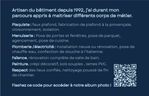 Photo de galerie - Artisan tout corps d'état - Rénovation