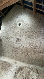 Photo de galerie -  Enduit du pignon, photo après application !
Il n’est pas encore sec.