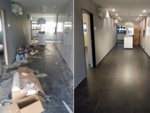 Photo de galerie - Nettoyage avant et après 