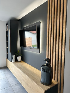 Photo de galerie - Agencement, déco TV. 