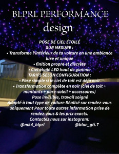 Photo de galerie - Pose de ciel étoilée sur tout type de véhicule 