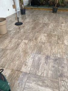 Photo de galerie - Nettoyage des terrasses 