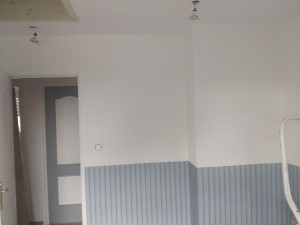 Photo de galerie - Fibre de verres  sans motif posée 
