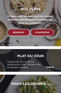 Photo de galerie - Création site restaurant