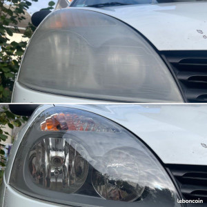 Photo de galerie - Lustrage optique des phares