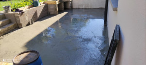 Photo de galerie - Chape avant pose de Terrasse