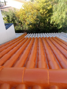 Photo de galerie - Application d'une résine imperméable d'étanchéité