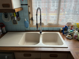 Photo de galerie - Remplacement d’évier et robinet 