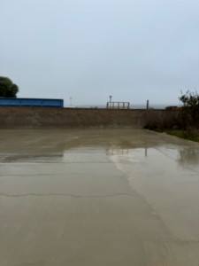 Photo de galerie - 600 m² de dallage bétonné 