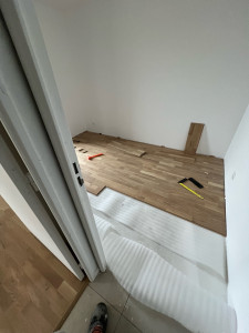 Photo de galerie - Pose de parquet - Revêtement de sol