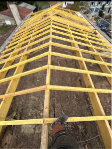 Photo de galerie - Remise à neuf d’une charpente 