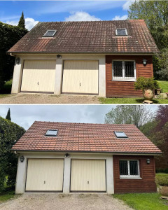 Photo de galerie - Nettoyage de toiture 
