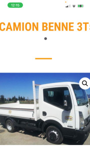 Photo de galerie - Location camion benne demi journée ou journée avec chauffeur