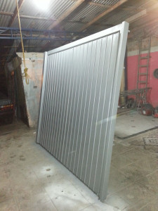 Photo de galerie - Portail en acier 