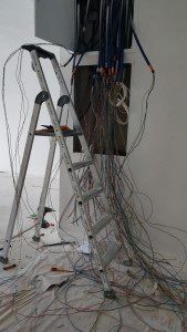 Photo de galerie - Préparation des départs pour pose de tableau électrique 