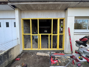 Photo de galerie - Création de mur ossature bois 