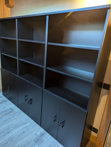 Photo de galerie - Montage d'armoire pour rangement de bureau 