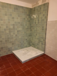 Photo de galerie - Réalisation douche ds une chambre !