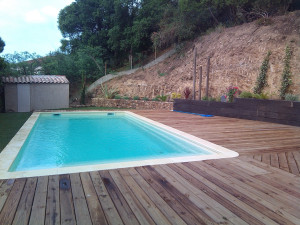 Photo de galerie - Terrasse bois Sainte-Maxime