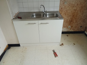 Photo de galerie - J'ai fini montage et fixation meuble ( c'est la résultats)