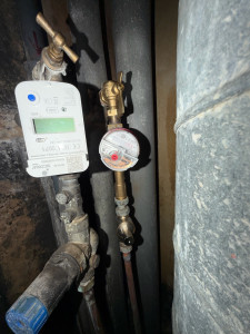 Photo de galerie - Remplacement d’une vanne avant compteur, d’un clapet anti pollution et son réducteur de pression 
