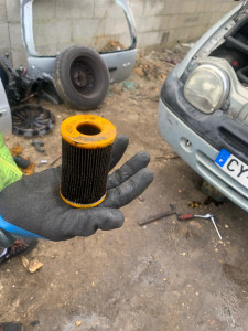 Photo de galerie - Vidange et changement  des filtres sur une Renault twingo 