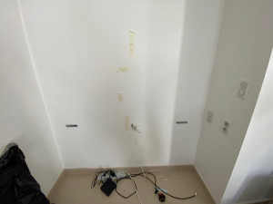 Photo de galerie - 
pose murale d un meuble tv
