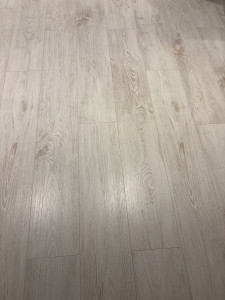 Photo de galerie - Je pose le parquet flottant
