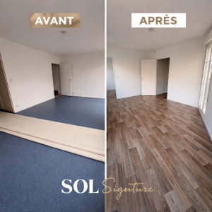 Photo de galerie - Pose lino