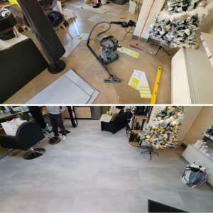 Photo de galerie - Pose de parquet - Revêtement de sol