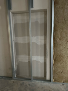 Photo de galerie - Pose de plaque de plâtre 