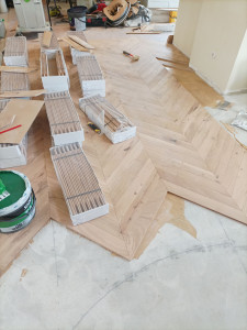 Photo de galerie - Pose de parquet - Revêtement de sol