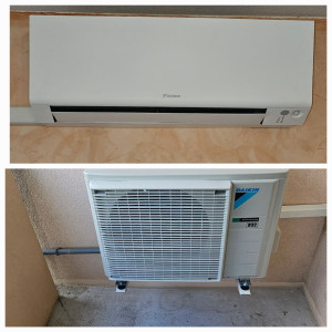 Photo de galerie - Installation et mise en service climatisation daikin 