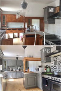 Photo de galerie - Camargue Renov. Peux réhabiliter entièrement votre cuisine. un  remplacement est trop onéreux et hors budget. Notre technique a été conçu spécialement pour rénover et réhabiliter votre cuisine à l'air du temps moderne.