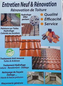 Photo de galerie - Nettoyage toiture et terrasse