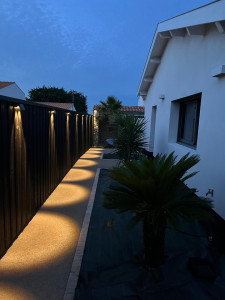 Photo de galerie - Installation d’éclairage extérieur