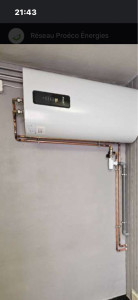 Photo de galerie - Installation ballon d’eau chaude extra plat 