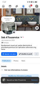 Photo de galerie - Pose carrelage et faïence.