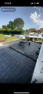 Photo de galerie - Réalisation dalle terrasse 