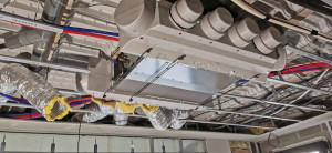 Photo de galerie - Pose de plenum daikin pour salle de cinema. Installation et mise en service.

