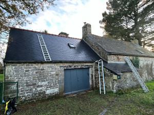 Photo de galerie - Nettoyage de toiture