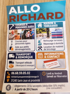 Photo de galerie - Déplacements / services et location bricolage