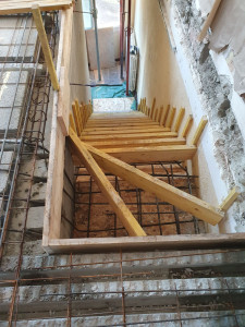 Photo de galerie - Construction escalier en béton