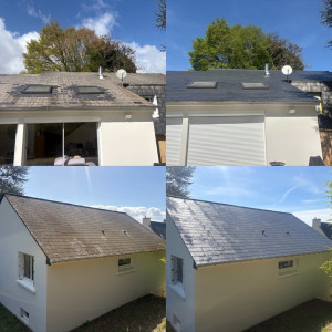 Photo de galerie - Pose de l’hydrofuge garanti 10 ans