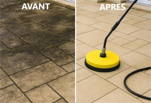 Photo de galerie - Nettoyage terrasse