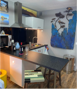 Photo de galerie - Coin cuisine location standing Airbnb