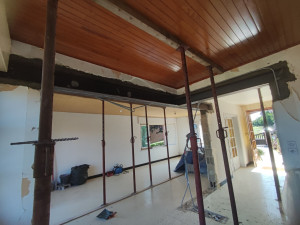 Photo de galerie - Ouverture mur porteur plus pose de hea 